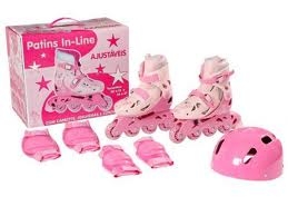 Patins, Kit Pink Patins.